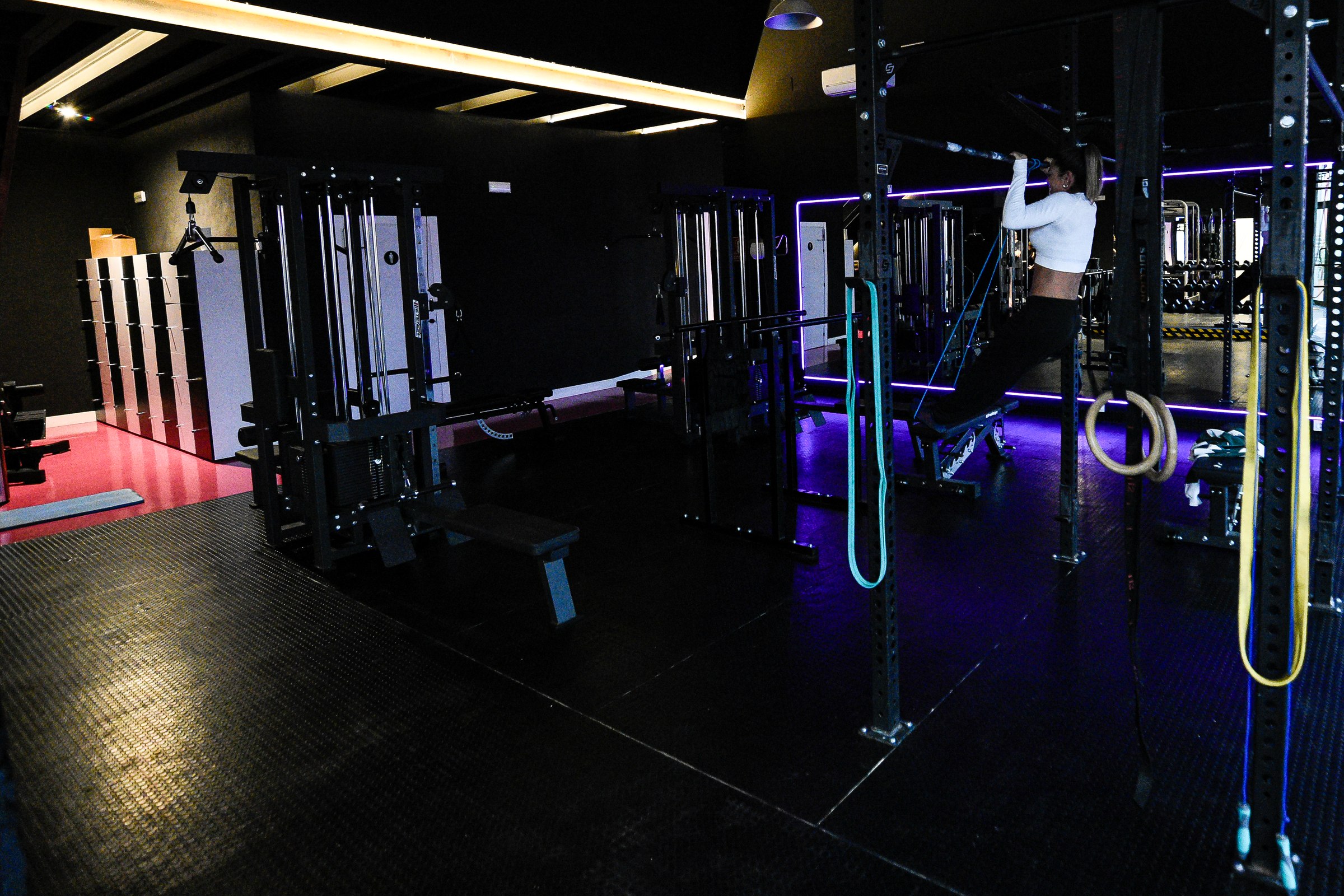 Vista de la sala de entrenamiento actual de CEFYD